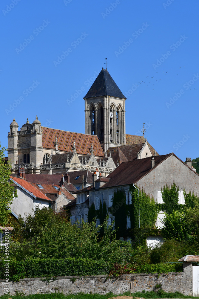 Vetheuil , France - september 23 2020 : the village
