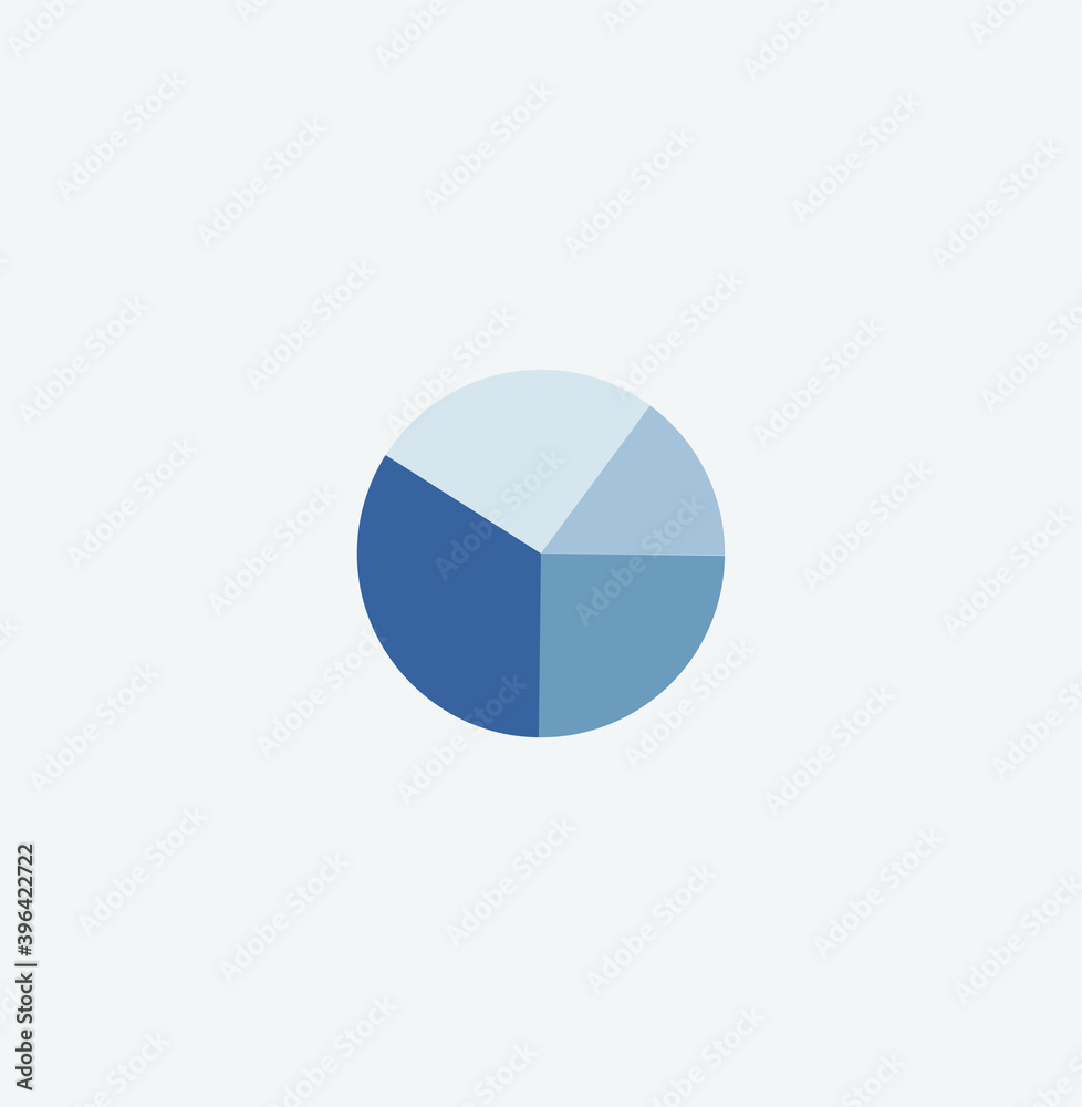 Isolated Pie Chart. Concept of statistics.
Isolated Pie Chart. Concept of statistics.