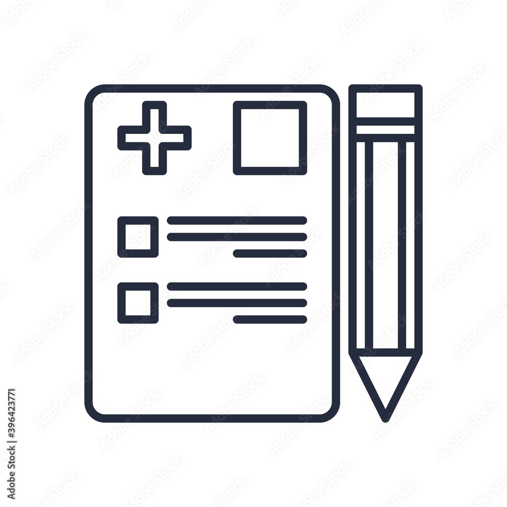 Patient diagnostic report icon. Medical report sign. Patient diagnostic report icon. Medical report sign.