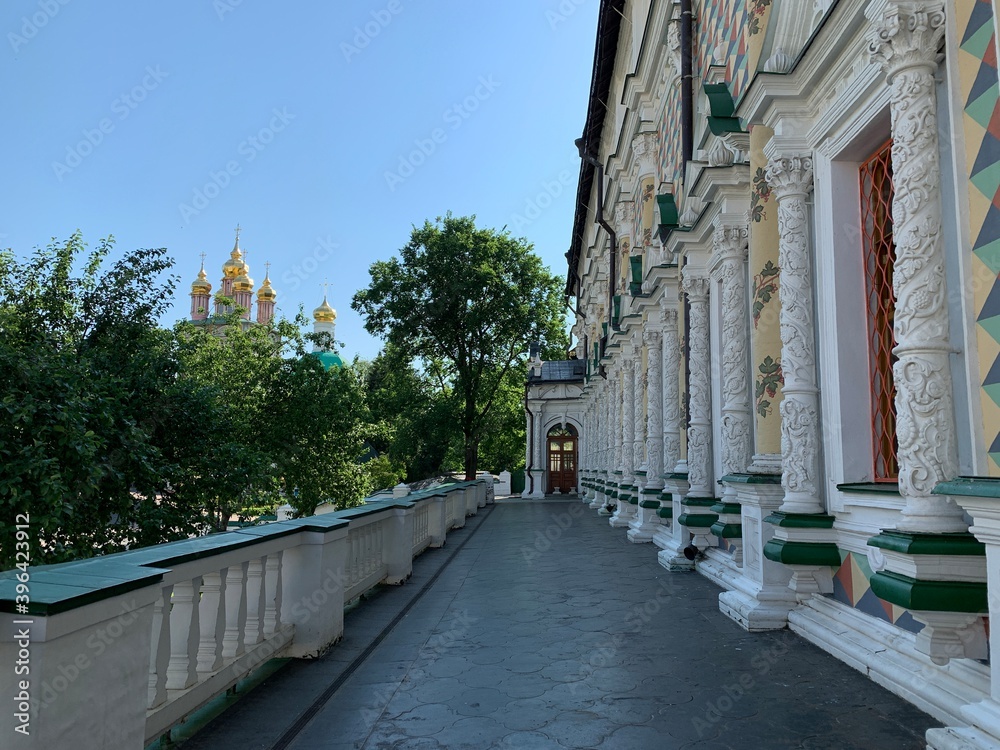 refectory Church in the Trinity Sergius Lavra - Sergiev Posad, June, 2020
