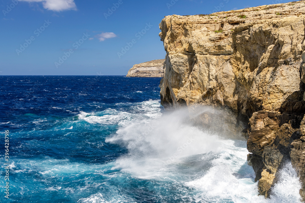 Obraz premium Dwejra bay in Gozo island.