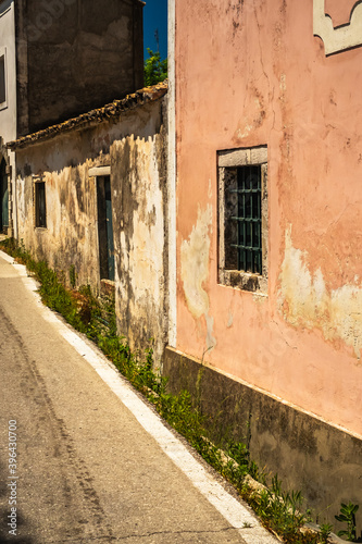 Fototapeta Naklejka Na Ścianę i Meble -  A  small village in Corfu