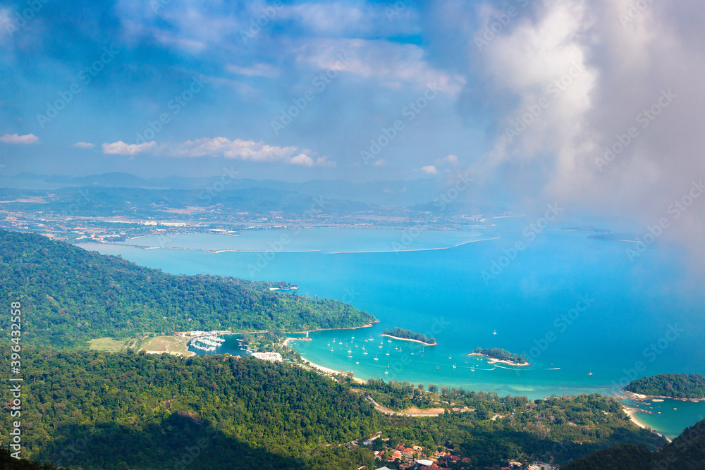 Fototapeta premium Panoramic view of Langkawi