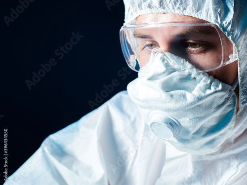 Portrait of a doctor in a p...
