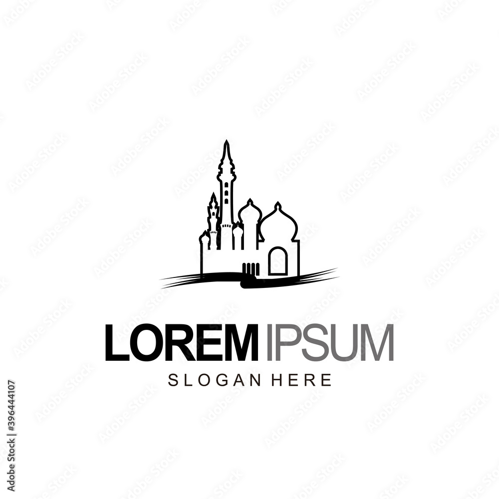 mosque logo design and template mosque logo design and template