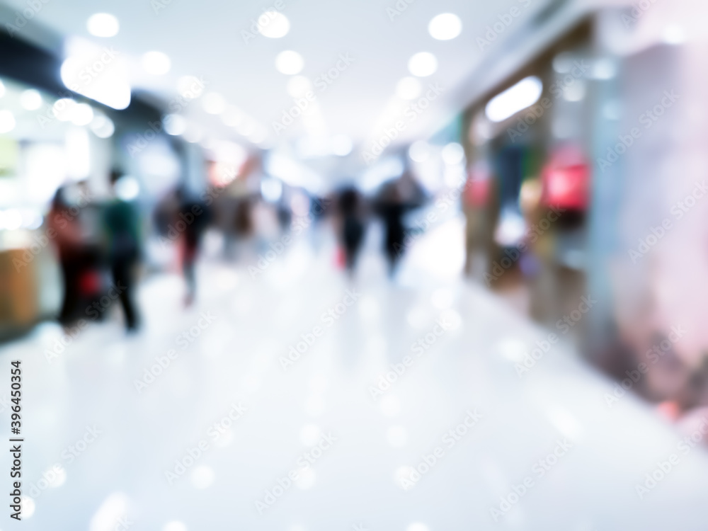 Abstract Shopping mall background with bokeh Abstract Shopping mall background with bokeh