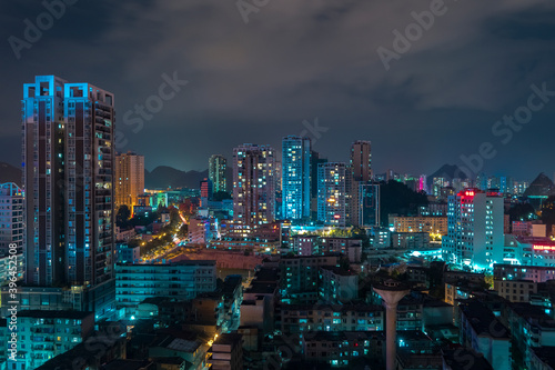 urban city night scene © wijhatun