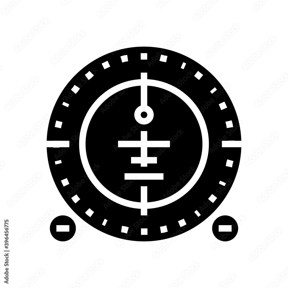 airplane compass glyph icon vector. airplane compass sign. isolated contour symbol black illustration airplane compass glyph icon vector. airplane compass sign. isolated contour symbol black illustration