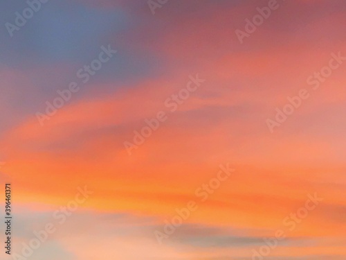 sunset sky background © waraphot