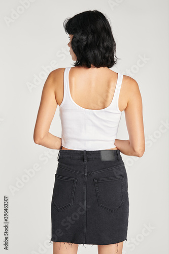 Png women&#39;s tank top rear view