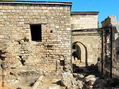 Ruins of an ancient mosque photo