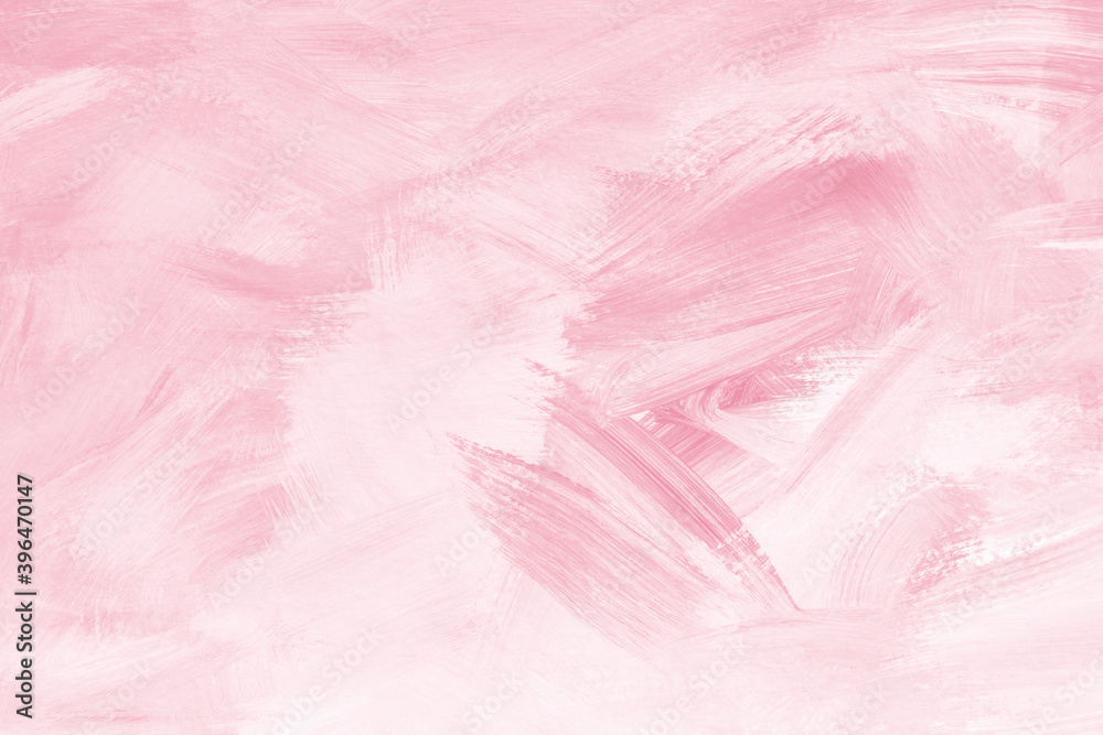 Fototapeta premium Pink paint brush textured background