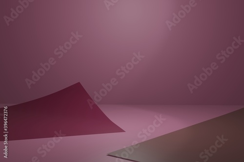 paper background with luxury mood and tone. 3D rendering
