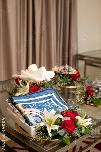A beautiful malay wedding dowry