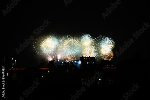 beautiful bokeh fireworks