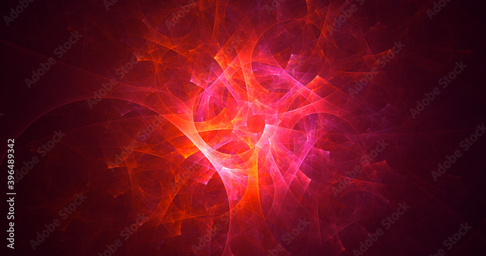 3D rendering abstract multicolor fractal light background 3D rendering abstract multicolor fractal light background