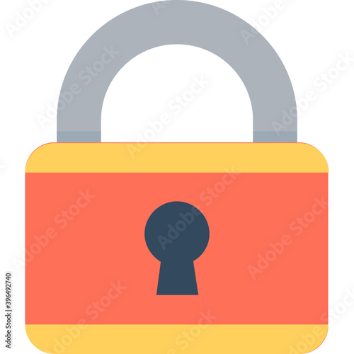 
Padlock Flat Vector Icon
