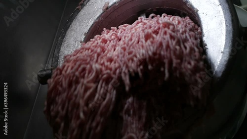 Industrial Meat Chopper for Pork or Beef Meat working, making Minced meat.
