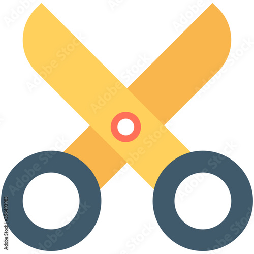 
Scissor Flat Vector Icon
