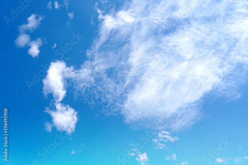 blue sky with clouds background