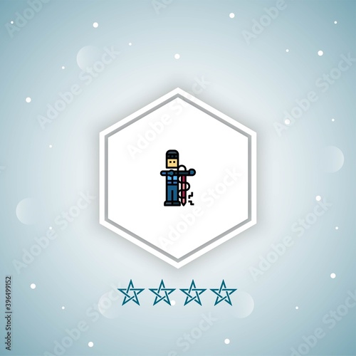     auger vector icon modern