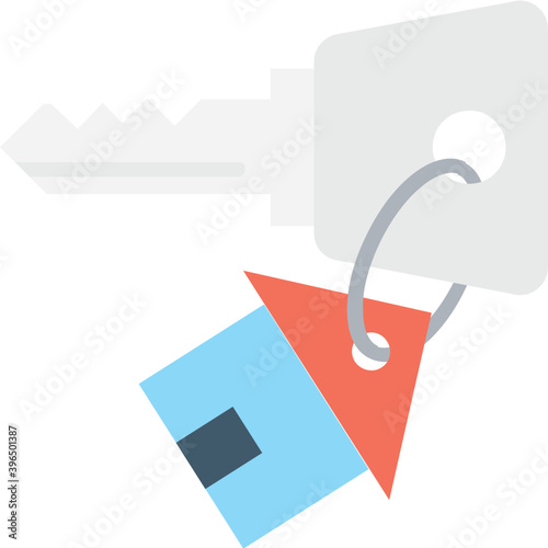 
Key Flat Vector Icon

