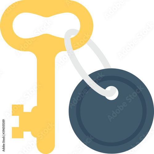 
Key Flat Vector Icon

