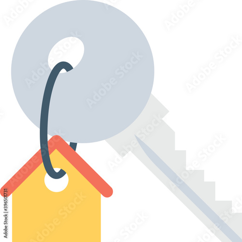 
Key Flat Vector Icon
