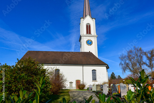 Evangelische Kirche in Matzingen im Bezirk Frauenfeld 
 - Kanton Thurgau / Schweiz photo