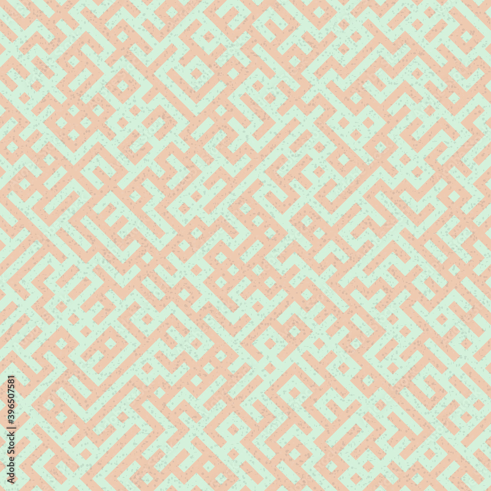 Abstract Geometric Pattern generative computational art illustration