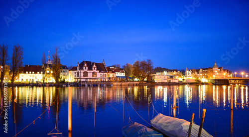 Abenddämmerung in Konstanz am Bodensee photo