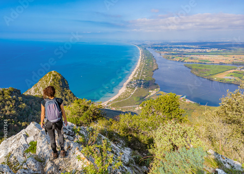 Mount Circeo (Latina, Italy) - The famous mountain on the Tirreno sea, in the province of Latina, very popular with hikers for its beautiful landscapes.