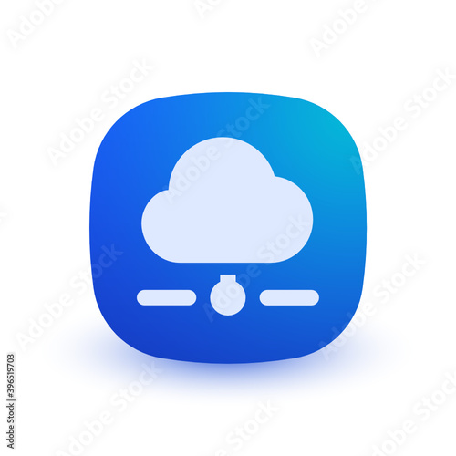 Cloud Network - Button