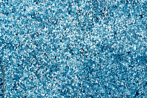 Gravel texture blue pattern background