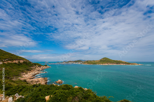 Vietnam ocean road from Phan Rang to Cam Ranh