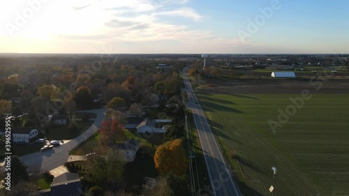 Wallpaper Mural aerial footage town in illinois mchenry Torontodigital.ca