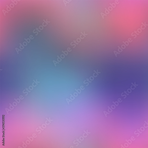 Vibrant blurred gradient colorful abstract. Vector illustration background