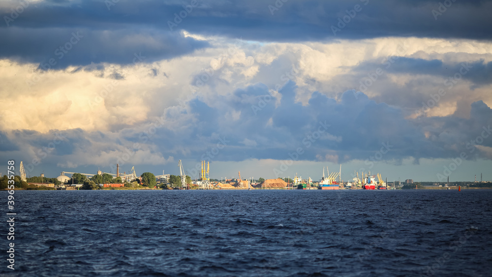 Rigas port, Latvia