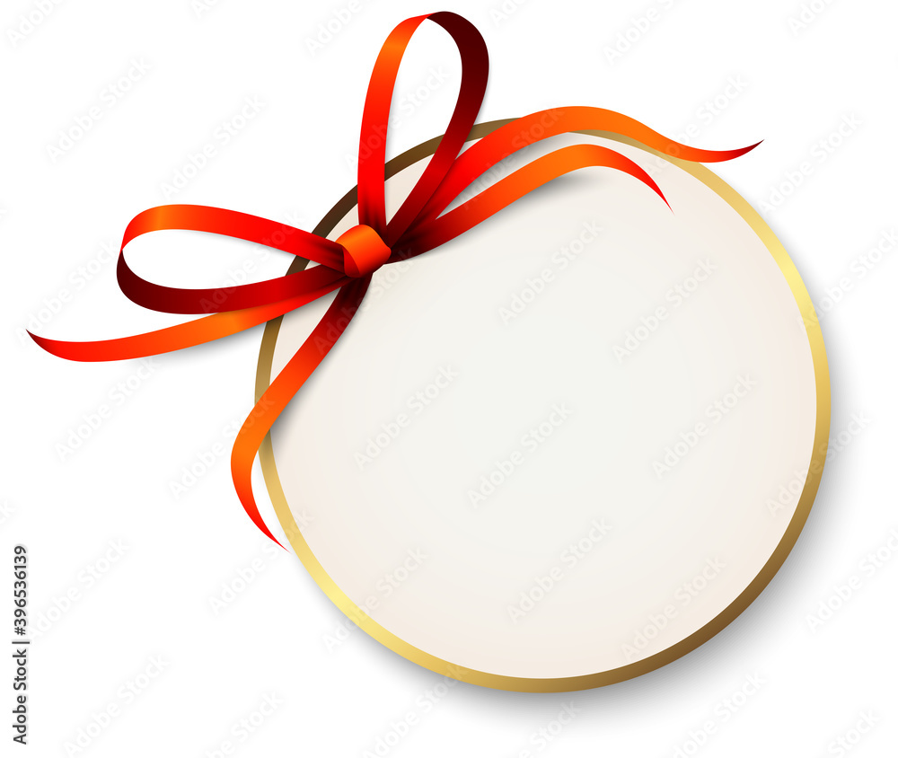 free space paper with ribbon bow free space paper with ribbon bow