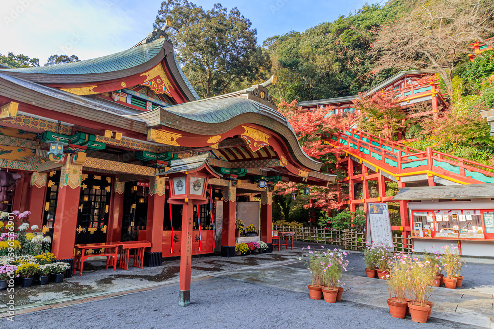 秋の祐徳稲荷神社 佐賀県鹿島市 Autumn Yutokuinari Shrine Saga-ken Kashima city 秋の祐徳稲荷神社 佐賀県鹿島市 Autumn Yutokuinari Shrine Saga-ken Kashima city