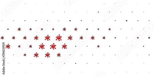 Light Red vector texture with disease symbols.