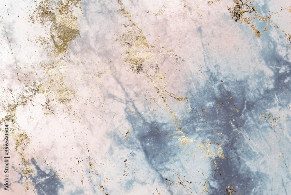 Fototapeta premium Pink and blue marble textured background