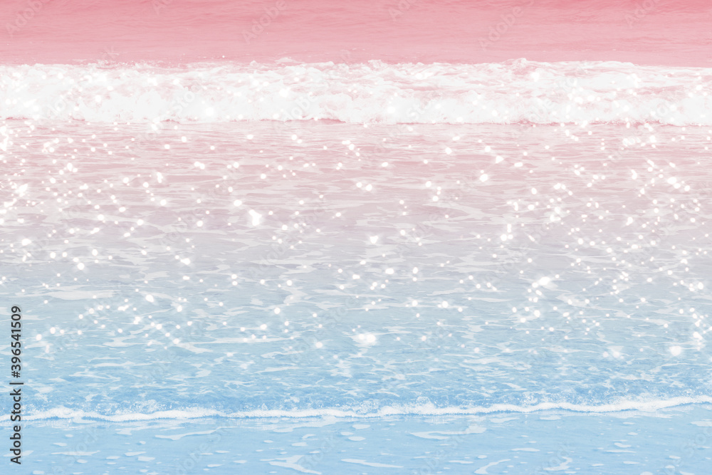 Obraz premium Pastel ombre ocean waves background image