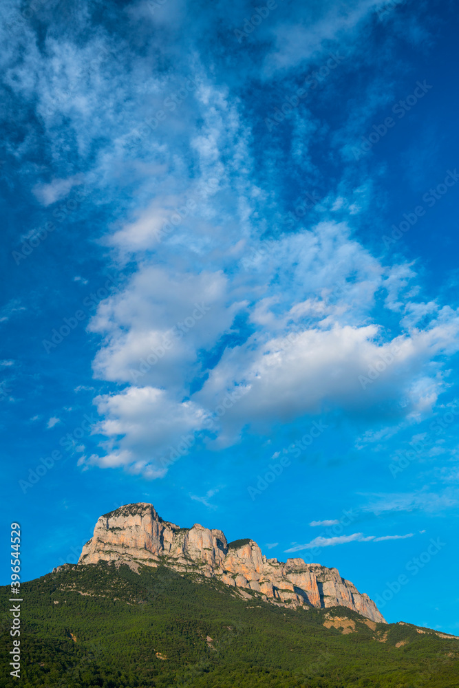 Clouds, Peña Montañesa, Sobrarbe, Huesca, Aragon, Spain, Europe