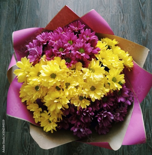 Chrysanthemum flower bouquet