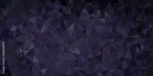 Dark gray vector poly triangle layout.