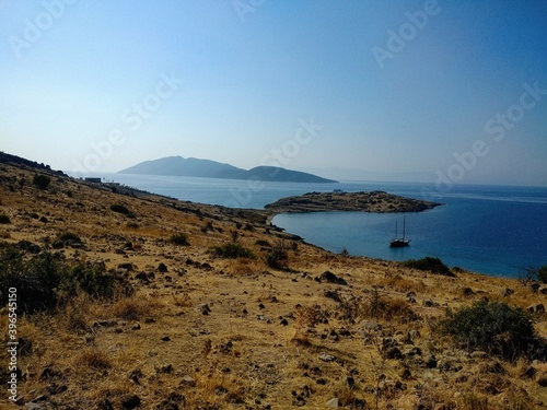 view of the sea from the sea