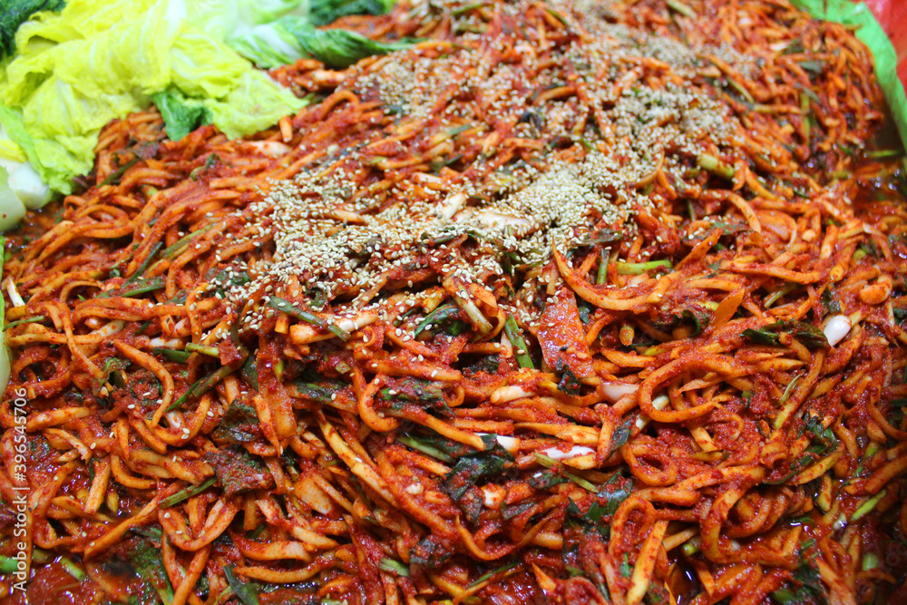 Naklejka premium Korea traditional food - kimch