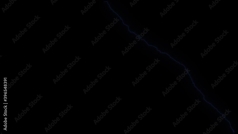 Thunder Lightning Effect Video In Black Background Thunder Lightning Effect Video In Black Background