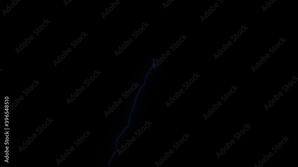 Thunder Lightning Effect Video In Black Background Thunder Lightning Effect Video In Black Background